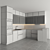 Modular Kitchen: Easy Edit, High Quality 3D model small image 7