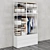 OPHUS Wardrobe: Stylish and Spacious with 6 Drawers 3D model small image 3