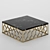 Elegant Marble Coffee Table 3D model small image 1