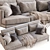 Luxury Bonaldo Sofa Paraiso: Contemporary Elegance at its Finest 3D model small image 3