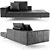 BoConcept Amsterdam Lounging: Modern Lounging Sofa in Multifold Dimensions 3D model small image 3