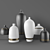 Minimalist Japanese Vases 3D model small image 1