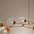 Vintage Industrial Chandelier 3D model small image 3