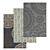 Luxury Textured Carpet Set 3D model small image 1