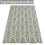 Luxury Textured Carpet Set 3D model small image 3