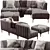 Luxurious Pottery Barn Avalon Sectional 3D model small image 3