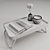 ZARA HOME Folding Breakfast Tray with Decor 3D model small image 3