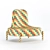 Jade Wood Fabric Sofa: Sleek Contemporary Design 3D model small image 6