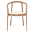 Modern White Lisbon Dining Chair 3D model small image 3