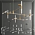 Contemporary Altona & Gap Chandelier 3D model small image 3