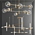 Contemporary Altona & Gap Chandelier 3D model small image 4