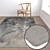 Premium Quality 3-Piece Carpet Set 3D model small image 5