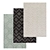 Luxury Rug Set: High-quality Textures, Versatile Usage 3D model small image 1