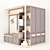 Corner Hallway Wardrobe 3D model small image 1