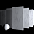 Classic Carrara Marble Set 3D model small image 3