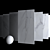 Classic Calacatta Carrara Marble Set 3D model small image 3