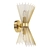 Golden Starburst Wall Sconce 3D model small image 1