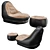 Inflatable Sofas Chairs: Stylish and Versatile 3D model small image 1