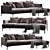 Elegant Bonaldo Paraiso Chaise Lounge: Sleek Design for Ultimate Comfort 3D model small image 2