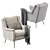 Retro Chic Carlo Chair 3D model small image 2