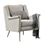 Retro Chic Carlo Chair 3D model small image 4