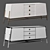 Modern Tulpar Chest of Drawers 3D model small image 3