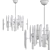 Elegant Sciolari Chandelier: Hollywood Regency Glam 3D model small image 2