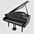 Elegance in Harmony: Steinway Piano 3D model small image 1