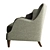 Elegant West Elm Livingston Sofa 3D model small image 2