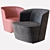 Felix Armchair by Lema: Sleek Elegance 3D model small image 1