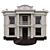 Classic Style 2-Story House 3D model small image 1