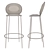 Sleek and Chic Stay Bar Stool 3D model small image 2