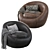 Cozy Swivel Chair: Comfortable and Stylish Furniture for Any Space 3D model small image 1