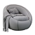 Cozy Swivel Chair: Comfortable and Stylish Furniture for Any Space 3D model small image 5