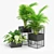 Modern Kehlani Plant Stand &343 3D model small image 4