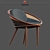 Exquisite Ndebele Dining Chair 3D model small image 1