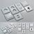 Versatile Switches & Sockets Set 3D model small image 3
