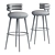 Betsy Retro Bar Chair 3D model small image 3