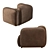 Sleek Swell Sofa: Versatile and Stylish 3D model small image 3