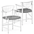 Scandinavian Elegance: Drawn HM4 Chair 3D model small image 5