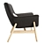 Vedbo High-Back Chair 3D model small image 4