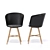 JYSK FAVRBJERG: Sleek Dining Chair 3D model small image 4