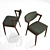 Kozai Modern Trade No. 42 Chair 3D model small image 2