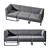 Richman Lounge Sofa: Elegant and Comfortable 3D model small image 3