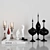 Corona Decor Set: Exquisite and Versatile 3D model small image 1