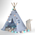 Children's Adventure Teepee 3D model small image 2