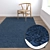 Luxury 3-Piece Carpet Set 3D model small image 5