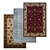 Luxury Carpet Set for Stunning Interiors 3D model small image 1