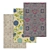 Luxury Carpet Set: 3 High-Quality Textured Designs 3D model small image 1