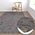 Luxury Carpet Set: 3 High-Quality Textured Designs 3D model small image 5